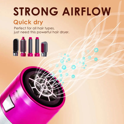 5-in-1 Ionic Hair Dryer Styling Brush