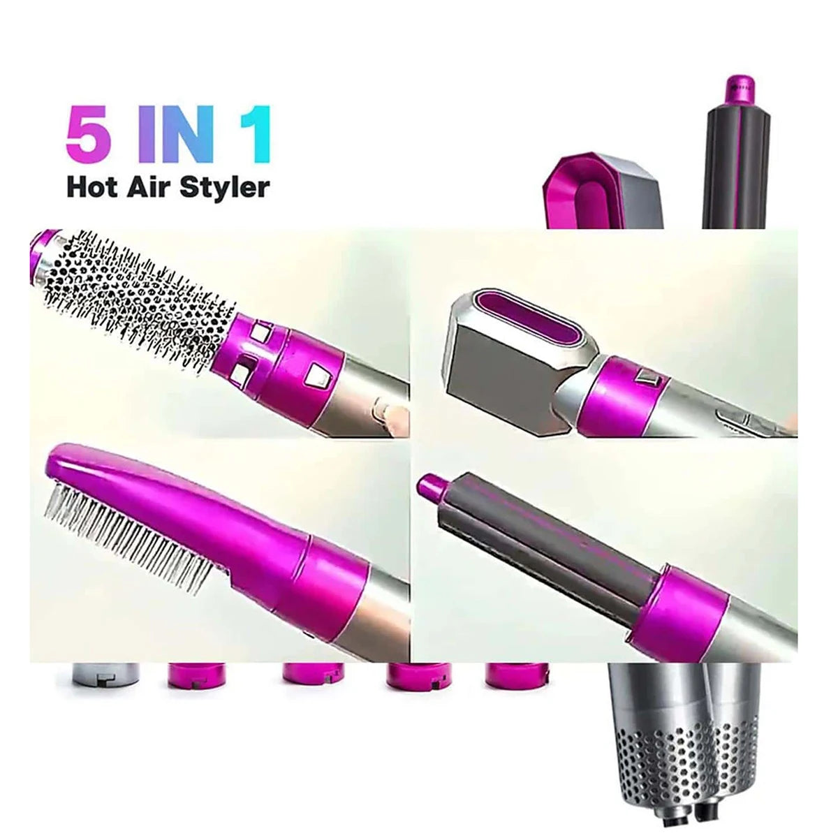 5-in-1 Hot Air Ionic Styler Brush
